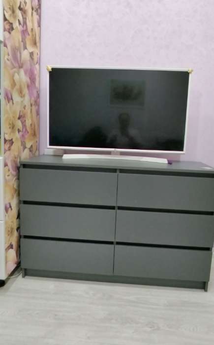 Фотография покупателя товара Комод для хранения «Клик Мебель. Мадера», 3 ящика, 800×420×775 мм, цвет белый - Фото 1