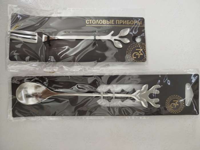 Фотография покупателя товара Вилка десертная Magistro «Вудс», длина 12 см, нержавеющая сталь, серебристая - Фото 5