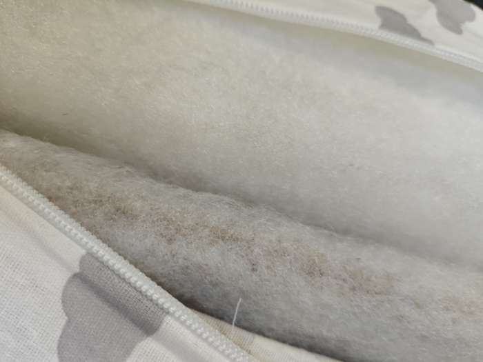 Фотография покупателя товара Матрас беспружинный САДКО Классик, размер120×60×11 см, цвет МИКС, холлкон/кокос, бязь - Фото 1