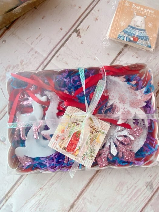 Фотография покупателя товара Коробка для печенья, кондитерская новогодняя упаковка «Загадай желание», 22×15×3 см - Фото 1