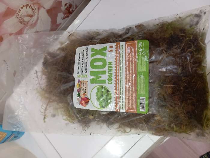 Фотография покупателя товара Мох сфагнум «Рецепты Дедушки Никиты» 5 л. - Фото 54