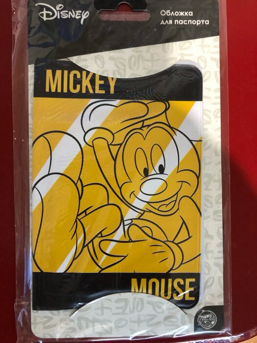 Фотография покупателя товара Обложка для паспорта "MICKEY MOUSE", Микки Маус - Фото 1