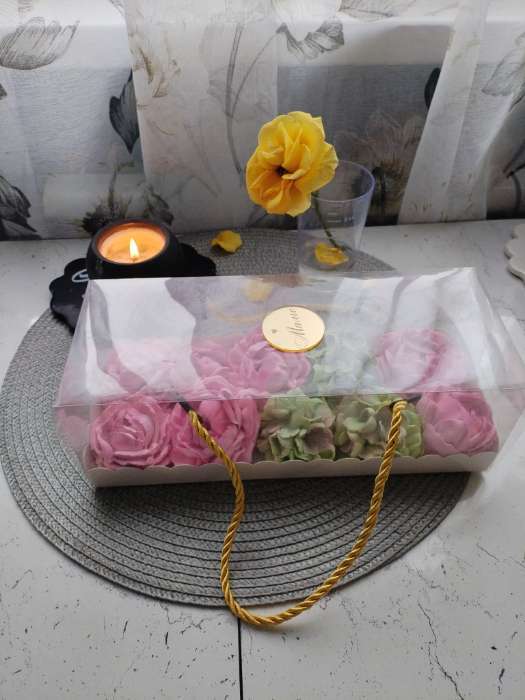 Фотография покупателя товара Коробка под рулет, белая 18.5×6.5×6.5 см - Фото 1