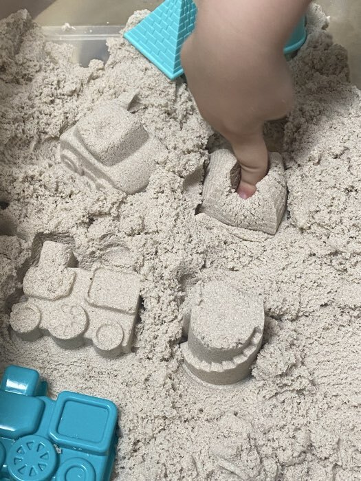 Фотография покупателя товара Радужный песок (кинетический) 1 кг Пт-026 - Фото 2