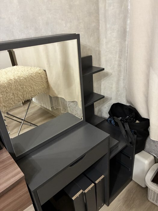 Фотография покупателя товара Трюмо, 900×400×1350 мм, цвет графит - Фото 4