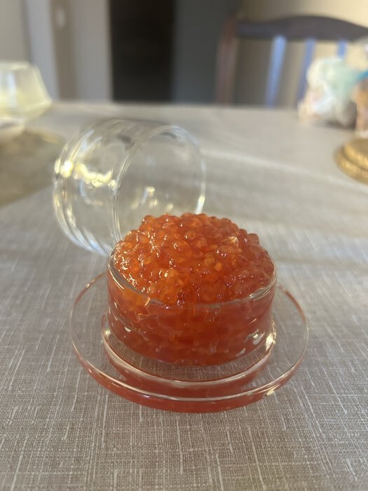 Фотография покупателя товара УЦЕНКА Икорница «Купол», 9×10 см, прозрачная - Фото 2