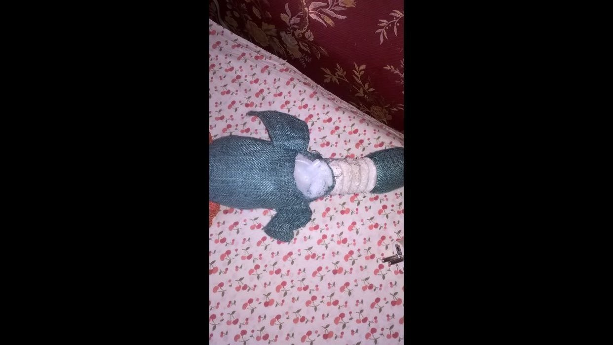 Фотография покупателя товара Игрушка текстильная "Утка" с пищалкой, 31 см, серая