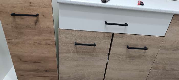 Фотография покупателя товара Кухонный гарнитур «Тренд», с столешницей, 1800 мм, цвет белый/белый/дуб золотой - Фото 44