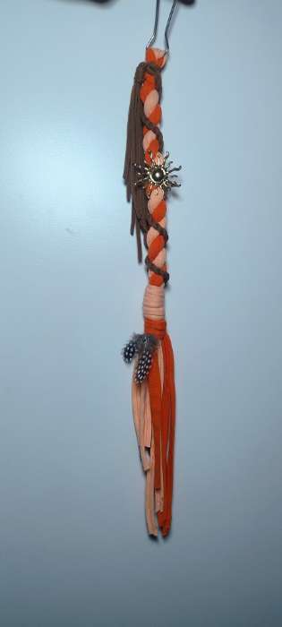 Фотография покупателя товара Набор перьев для декора 10 шт., размер 1 шт.: 5×2 см, коричневый с белым - Фото 1