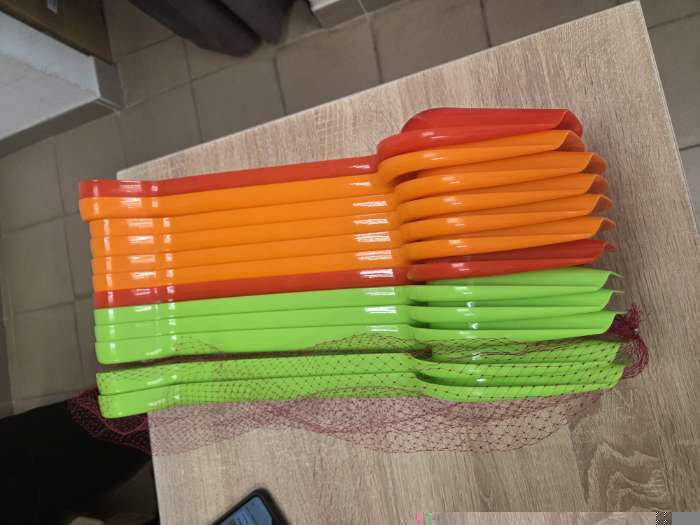 Фотография покупателя товара Лопата детская, 50 см, МИКС - Фото 1