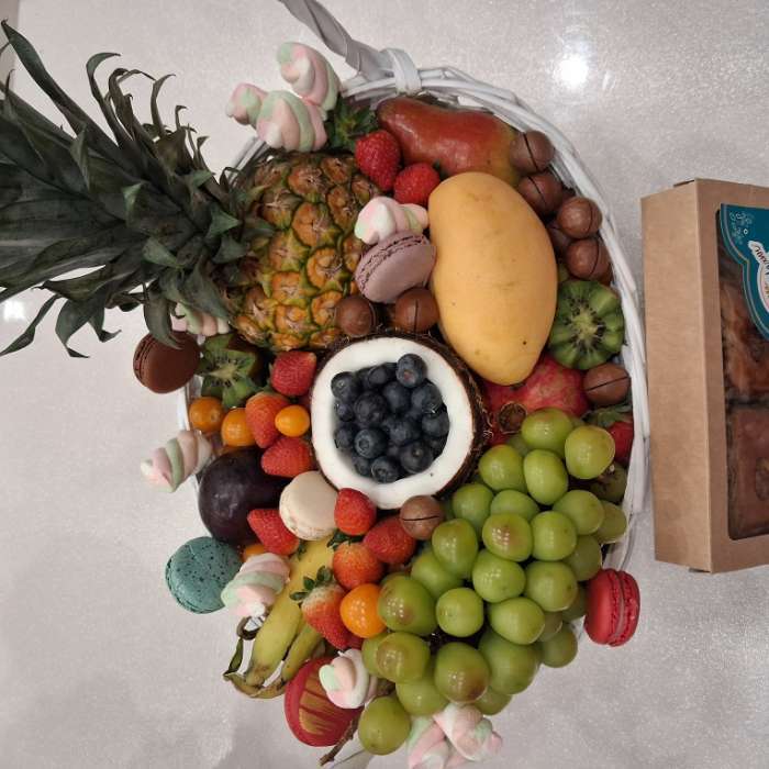 Фотография покупателя товара Корзина плетёная 38×25Н10/16/49 см, ива, белая - Фото 2