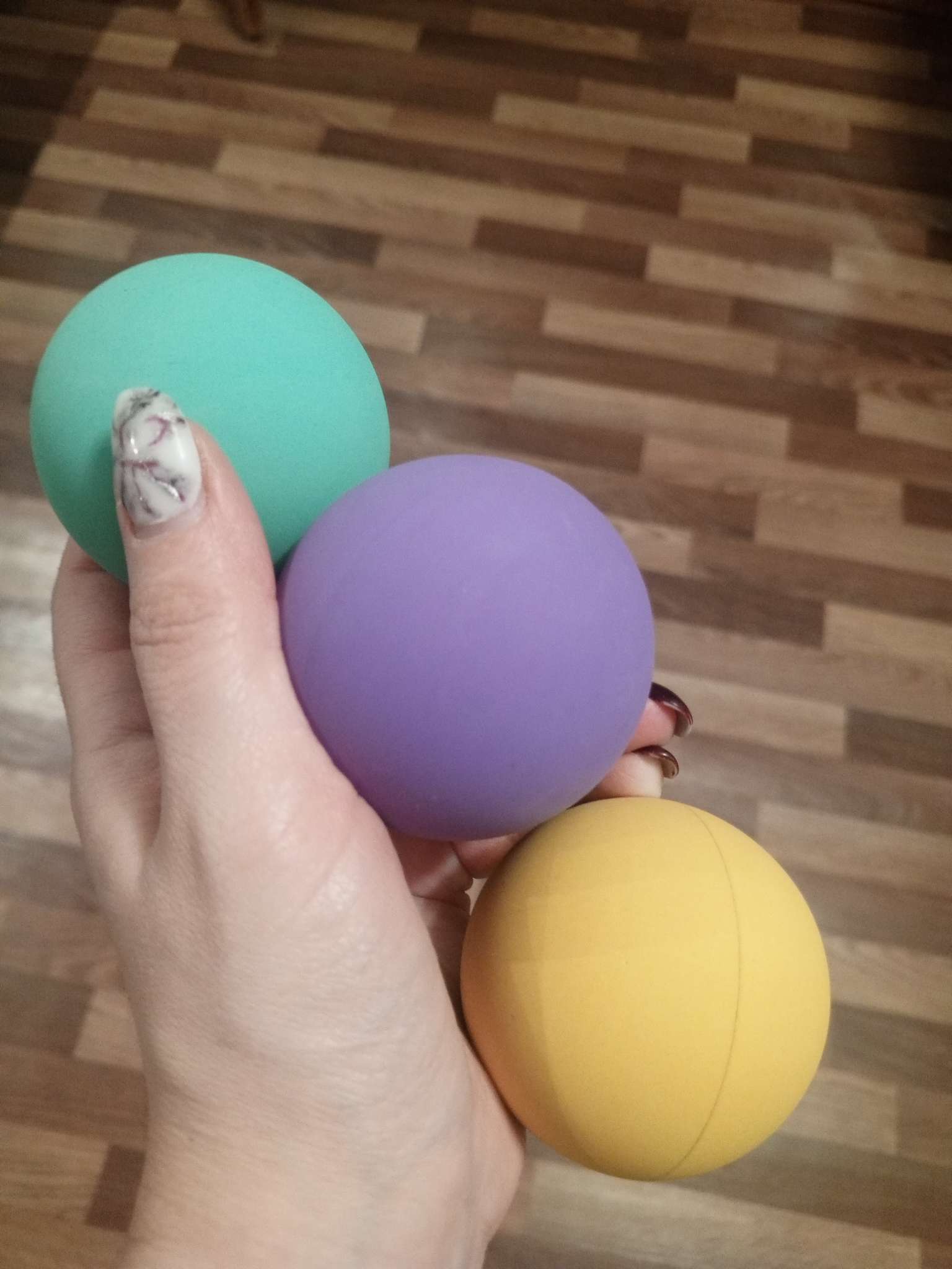 Фотография покупателя товара Набор мячей для большого тенниса ONLYTOP, 3 шт., цвет МИКС - Фото 1