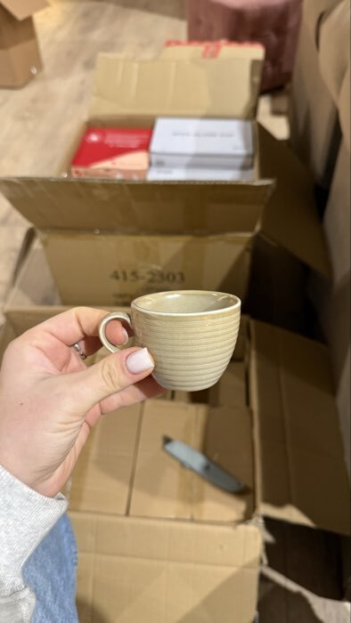 Фотография покупателя товара Кружка SL Home «Песчаный бриз», 250 мл, фарфор, бежевая - Фото 2