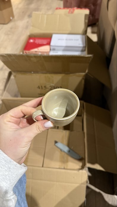 Фотография покупателя товара Кружка SL Home «Песчаный бриз», 250 мл, фарфор, бежевая - Фото 1