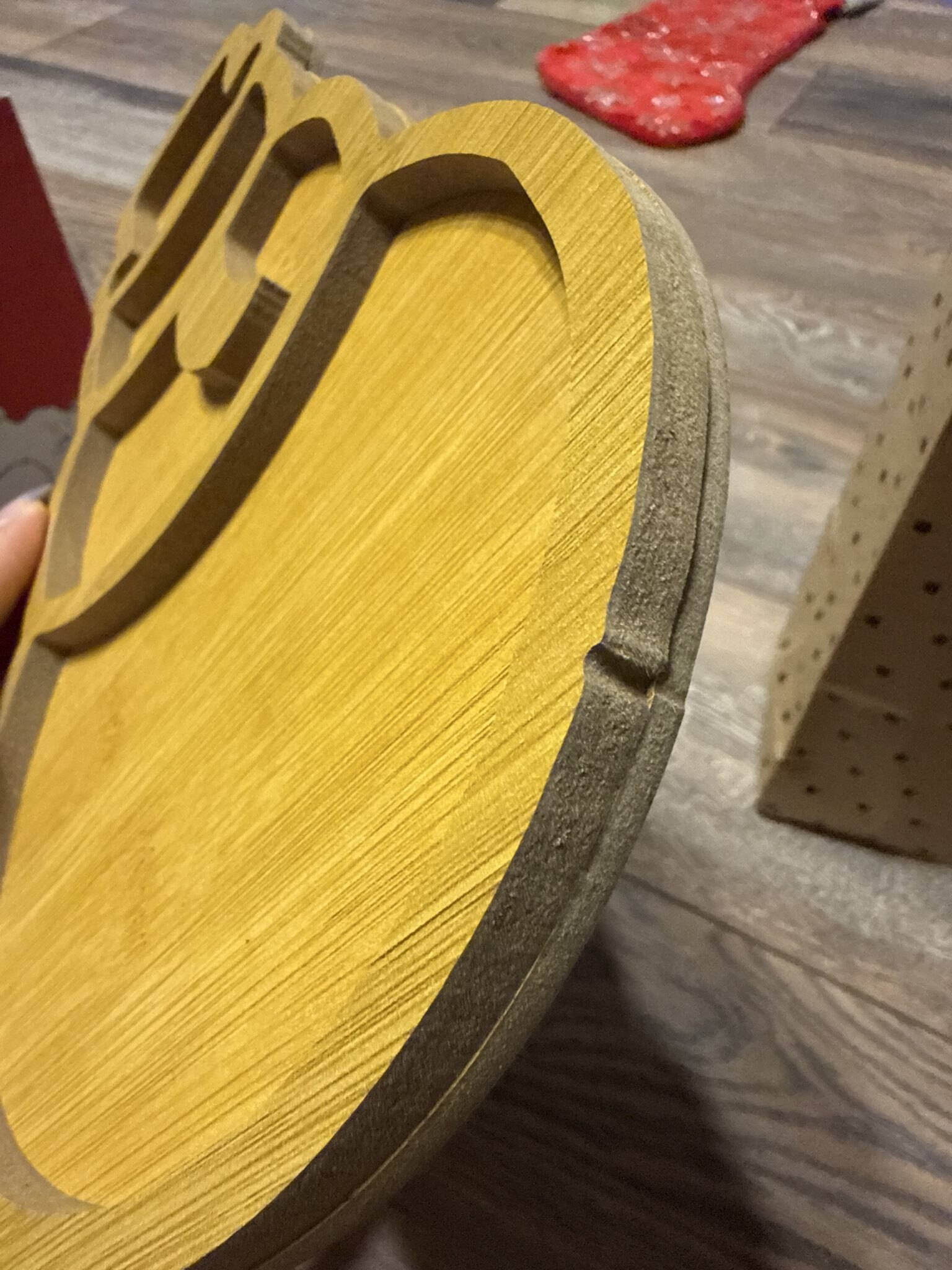 Фотография покупателя товара Менажница новогодняя деревянная «Снеговик», 28.8×18.4 см - Фото 4