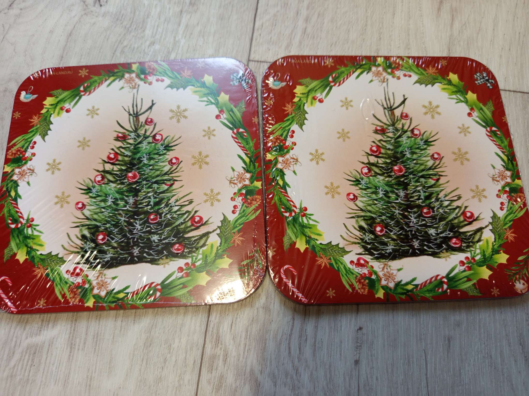 Фотография покупателя товара Подставка под горячее новогодняя «Новогодняя ёлка», 15×15 см - Фото 1