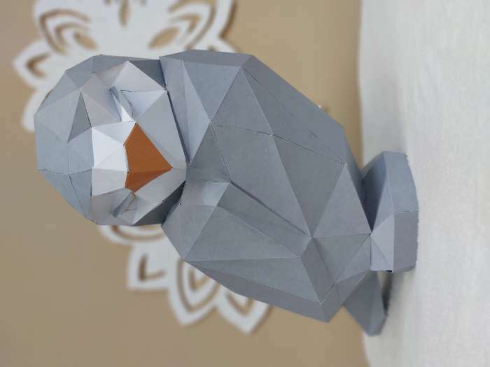 Фотография покупателя товара Набор для создания полигональной фигуры «Сова», 32.5 х 44 см - Фото 2