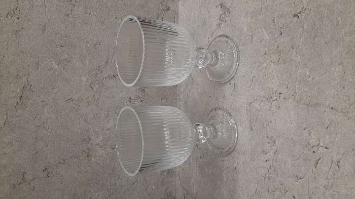 Фотография покупателя товара Бокалы для вина SL Home «Модерн», 250 мл, 8×14.5 см, набор 2 шт., стекло, графитовые - Фото 1