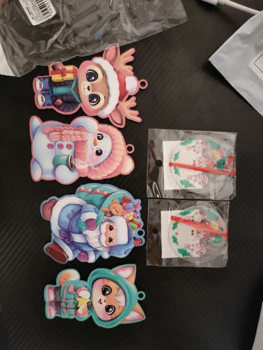 Фотография покупателя товара Ёлочная игрушка «Уютного Нового года», d=6 см - Фото 1