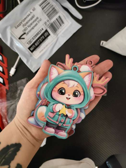 Фотография покупателя товара Ёлочная игрушка новогодняя, набор 4 шт. - Фото 10