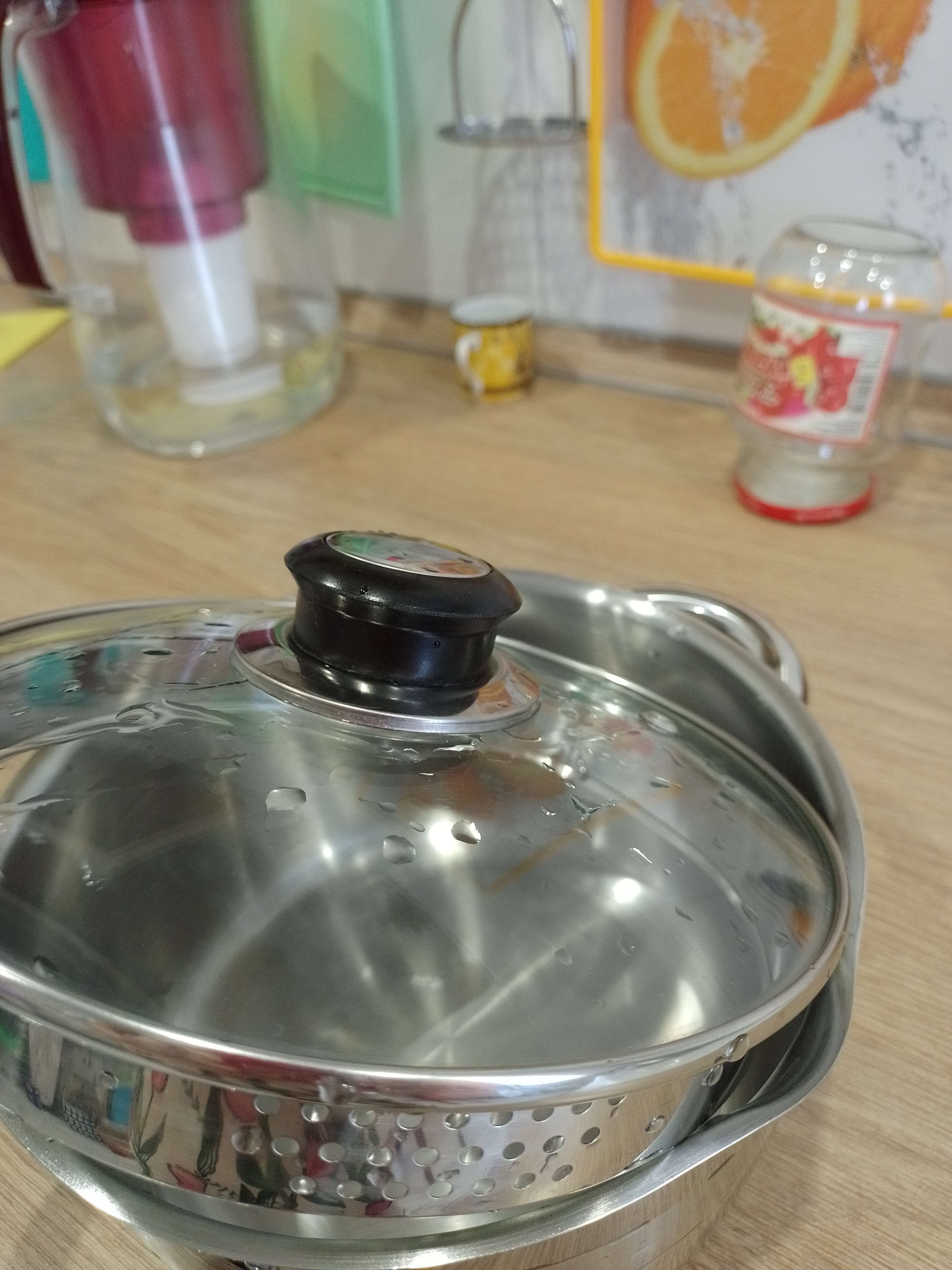 Фотография покупателя товара Ручка для крышки на посуду «Универсал», d=5 см - Фото 2