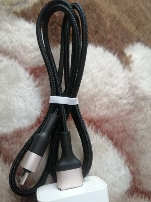 Фотография покупателя товара Кабель Hoco X26, microUSB - USB, 2 А, 1 м, цвет чёрно-золотой - Фото 1