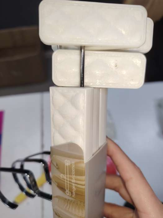 Фотография покупателя товара Вешалки для брюк и юбок LaDо́m Eliot, 29×15 см, 3 шт., с зажимами, белые - Фото 3