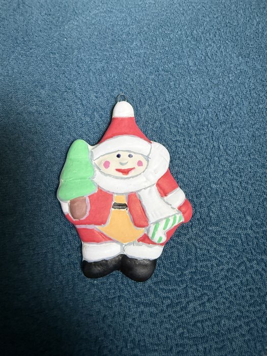 Фотография покупателя товара Ёлочная игрушка под раскраску «Хата», с подвесом - Фото 4