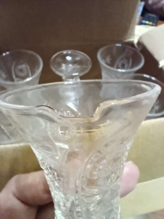 Фотография покупателя товара Рюмки Доляна «Ледяная звезда», 40 мл, 10.5×5 см, набор 6 шт., стекло, прозрачные - Фото 3