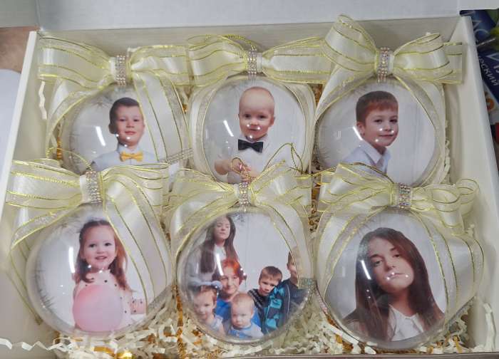 Фотография покупателя товара Ёлочный шар, заготовка для творчества, диаметр 9 см, набор 3 шт. - Фото 3