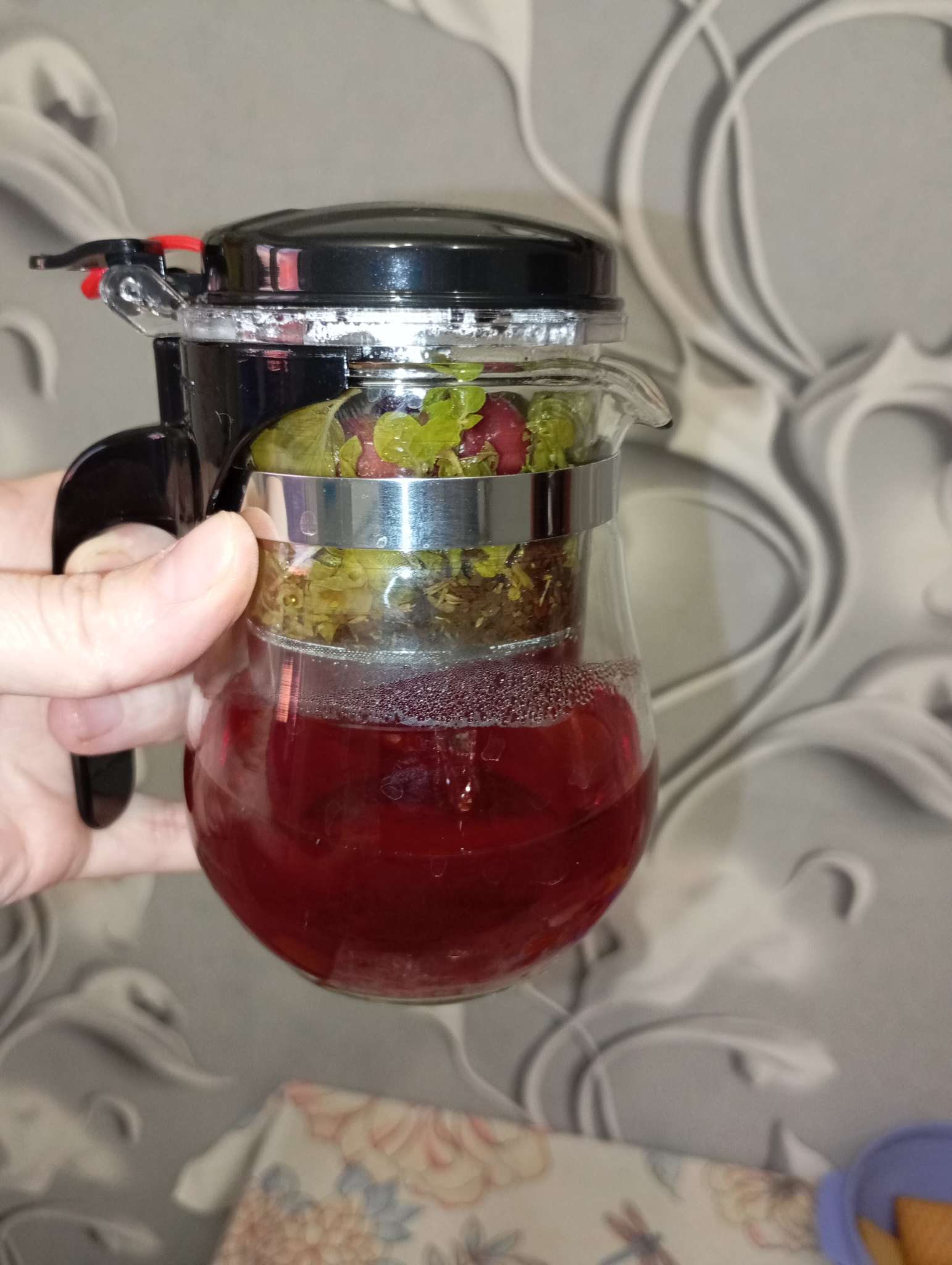 Фотография покупателя товара Заварочный чайник Magistro «Мехико», 500 мл, пластиковое сито, стекло - Фото 2