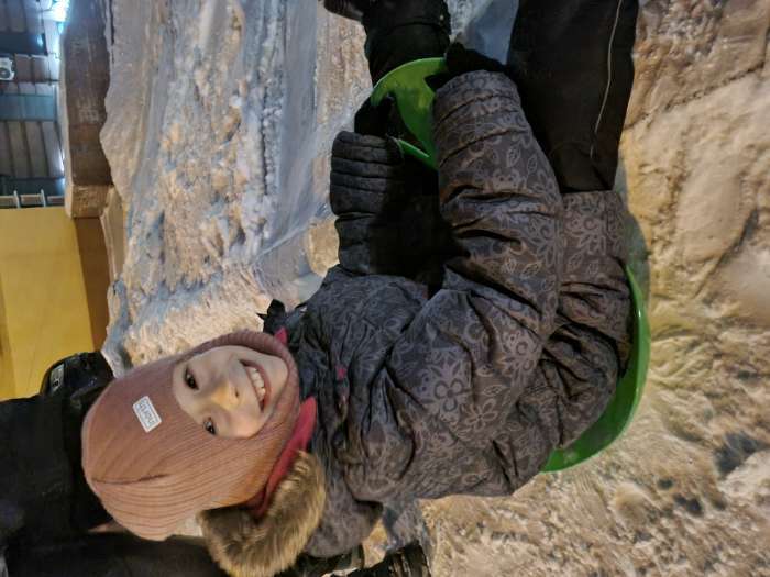 Фотография покупателя товара Санки-ледянки «Скороход», зелёные, 65×42 см - Фото 3