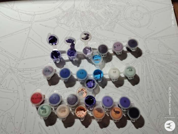 Фотография покупателя товара Картина по номерам на холсте с подрамником «Девушка в танце», 40×50 см - Фото 3