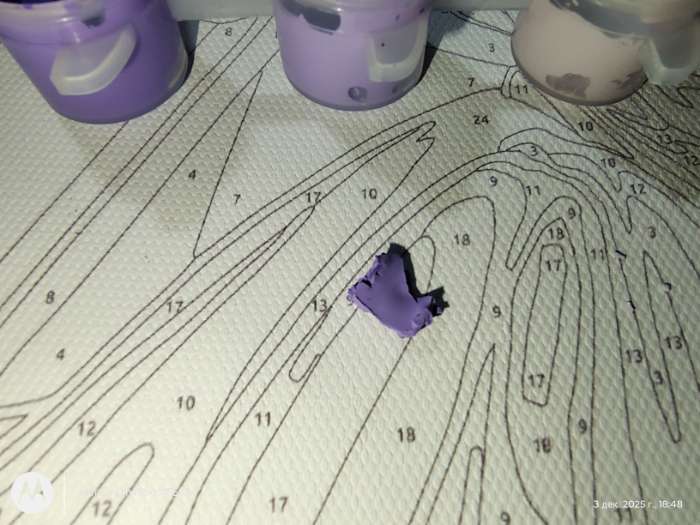 Фотография покупателя товара Картина по номерам на холсте с подрамником «Девушка в танце», 40×50 см - Фото 6