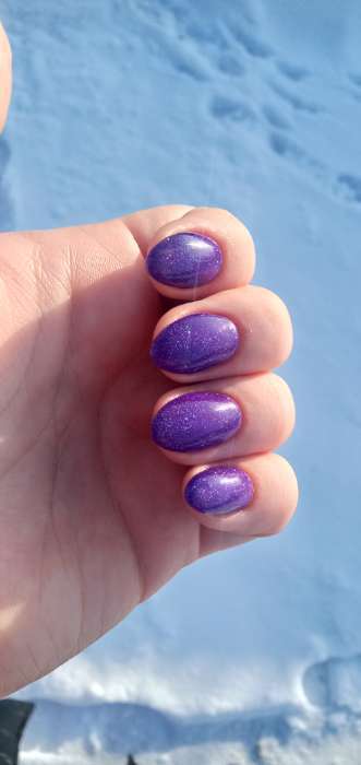 Фотография покупателя товара Гель-лак для ногтей, 5284-406, трёхфазный, LED/UV, 10мл, цвет 5284-406 розовый блёстки - Фото 2