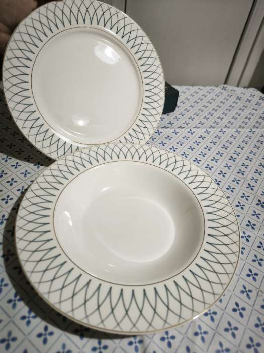 Фотография покупателя товара Тарелка WY Royal bird, d=20 см, фарфор, белая - Фото 1