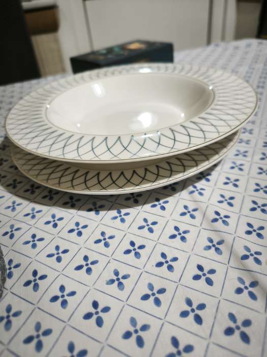 Фотография покупателя товара Тарелка WY Royal bird, d=20 см, фарфор, белая - Фото 2