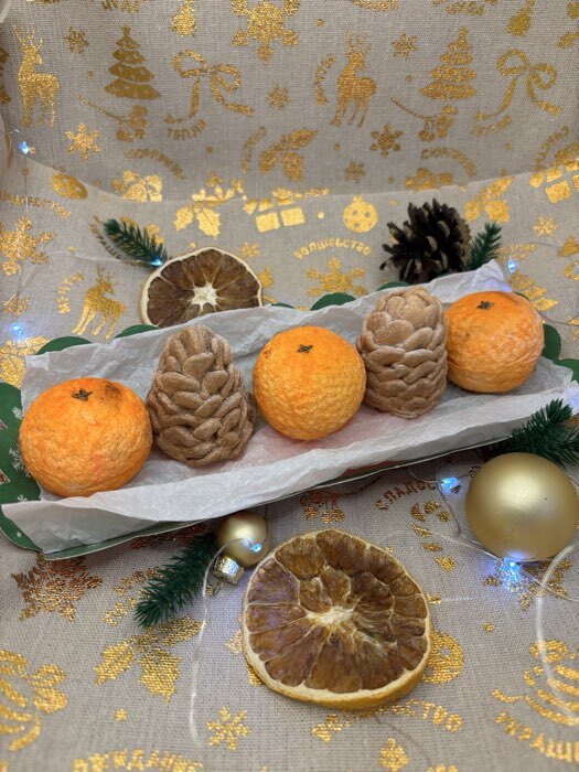 Фотография покупателя товара Коробка новогодняя под рулет, упаковка, «С Новым годом!», 22.5×7.8×7.8 см - Фото 1