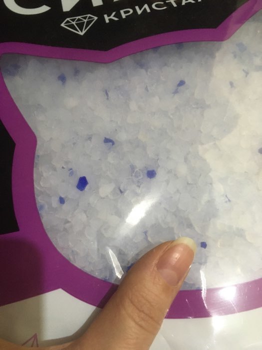 Фотография покупателя товара Наполнитель силикагелевый "Пижон Premium Crystal", колотый, 8 л
