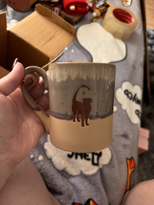 Фотография покупателя товара Кружка новогодняя керамическая «Все сбудется», 350 мл, ручная работа - Фото 12