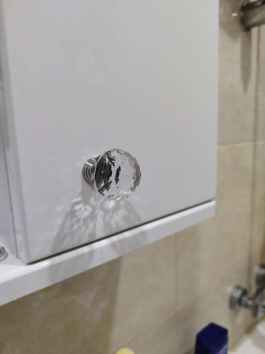 Фотография покупателя товара Ручка-кнопка ТУНДРА ST001, d=30 мм, цвет хром - Фото 1