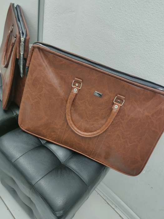 Фотография покупателя товара Сумка дорожная на молнии, чёрная - Фото 3