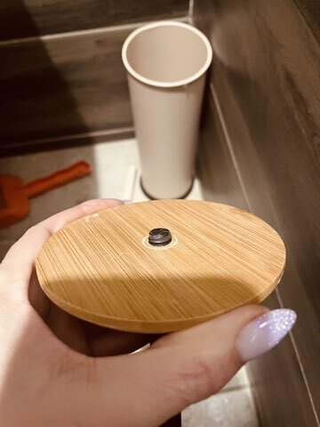 Фотография покупателя товара Ёршик для унитаза с подставкой SL Home, силиконовый, 9.8×9.8×39, бежевый - Фото 3