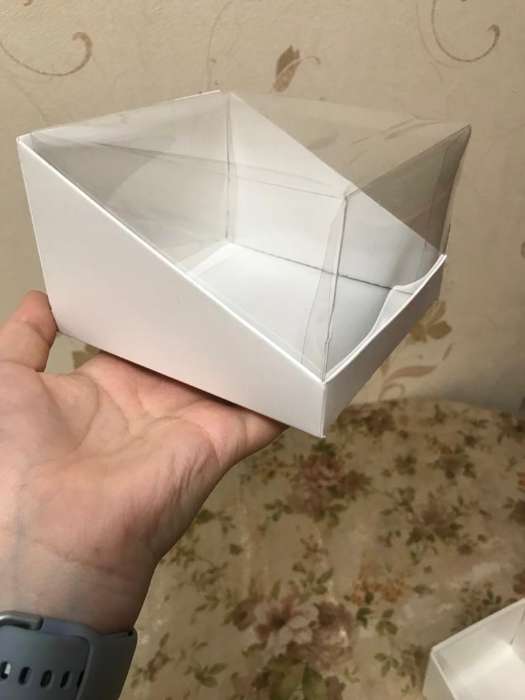 Фотография покупателя товара Кондитерская упаковка под бенто торт, 13,1 х 13,1 х 8,5 см - Фото 1