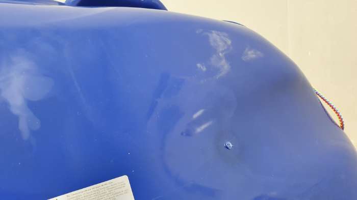 Фотография покупателя товара Санки ледянка «Метеор», 95×65×13 см, цвета МИКС - Фото 5