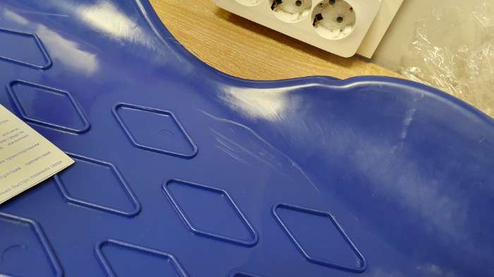 Фотография покупателя товара Санки ледянка «Метеор», 95×65×13 см, цвета МИКС - Фото 7