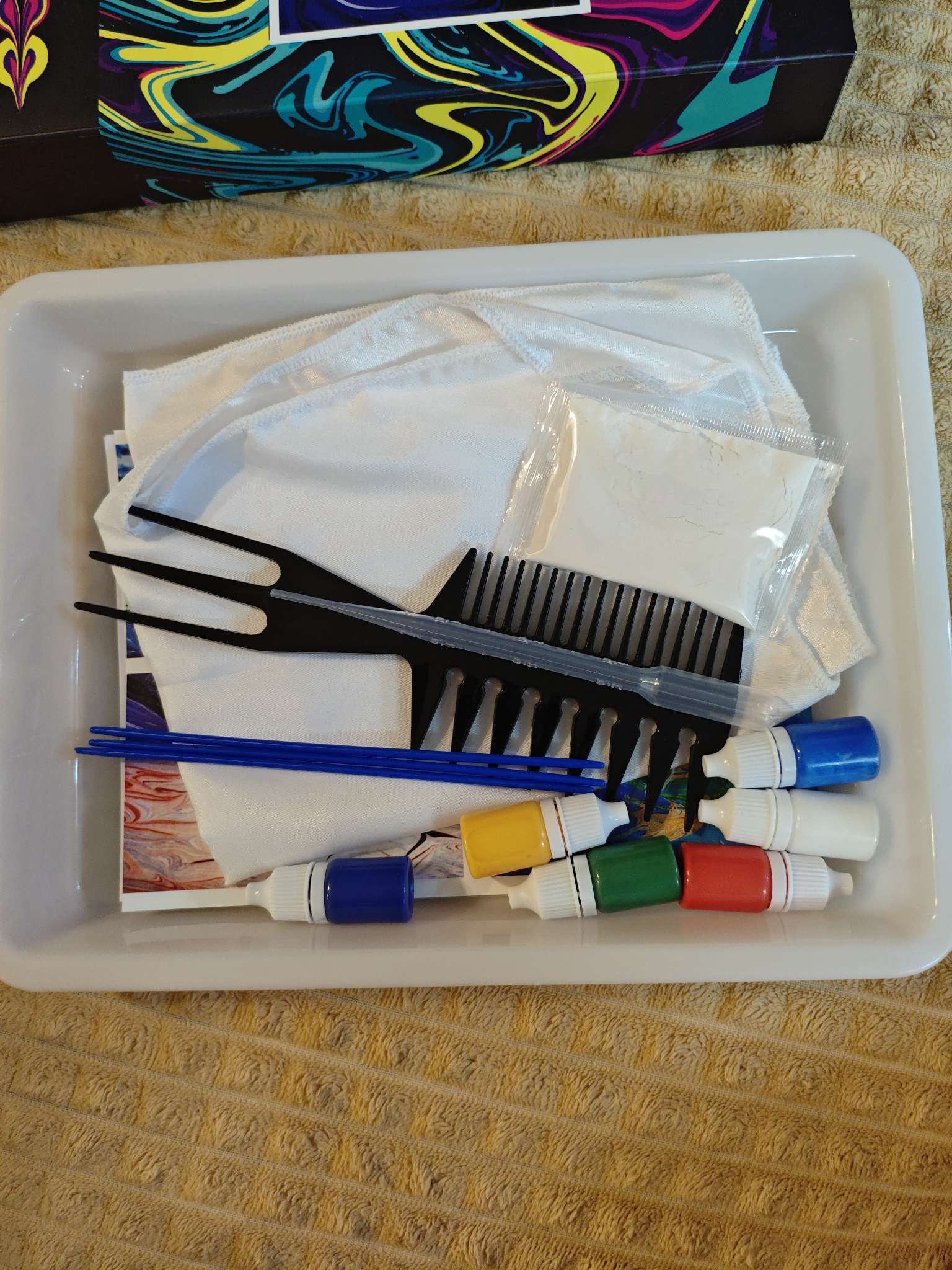 Фотография покупателя товара Набор для творчества. Рисование на воде: эбру «Морские мотивы» - Фото 1