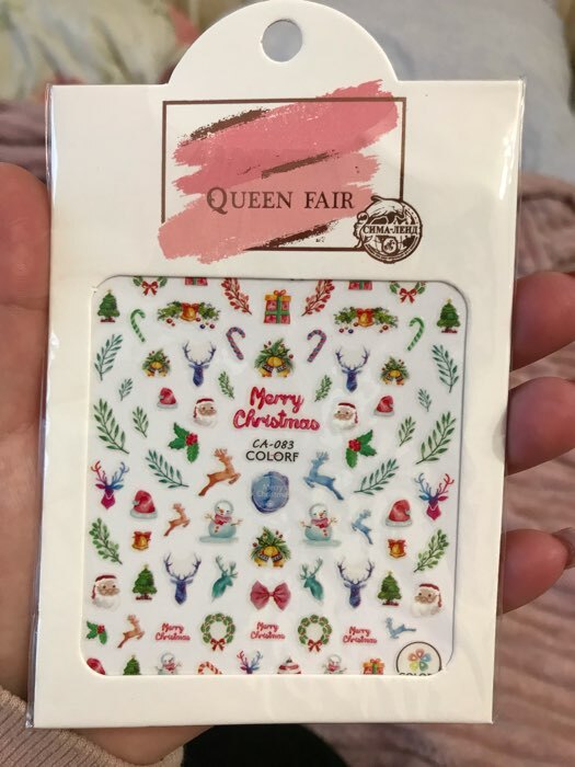 Фотография покупателя товара Наклейки для ногтей «Праздничное ассорти» - Фото 1