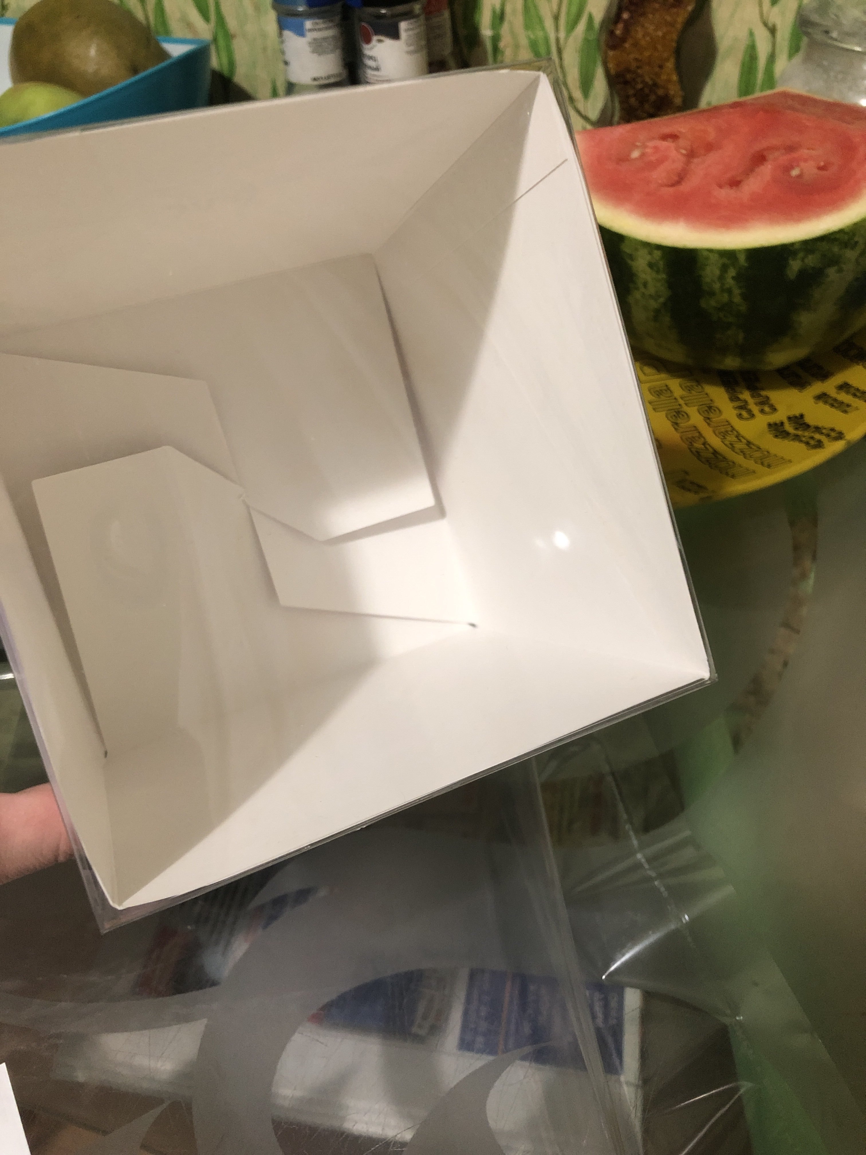 Фотография покупателя товара Коробка подарочная для цветов с PVC крышкой, упаковка, «С Любовью», 12 х 12 х 12 см - Фото 4