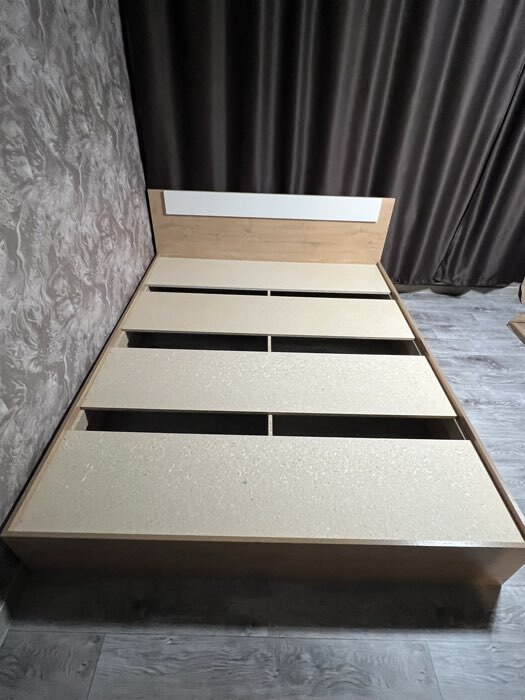 Фотография покупателя товара Спальный гарнитур «ЭКО», комплект 6 предметов, цвет белый/дуб вотан - Фото 4